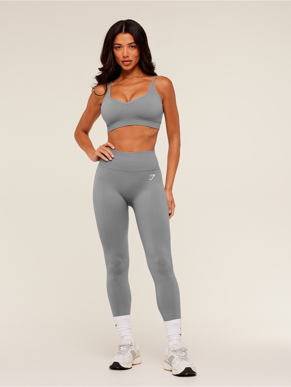 Gymshark Vital Seamless Leggings - Grey Marl